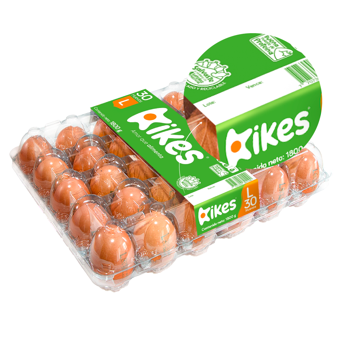 Empaque huevos kiekes