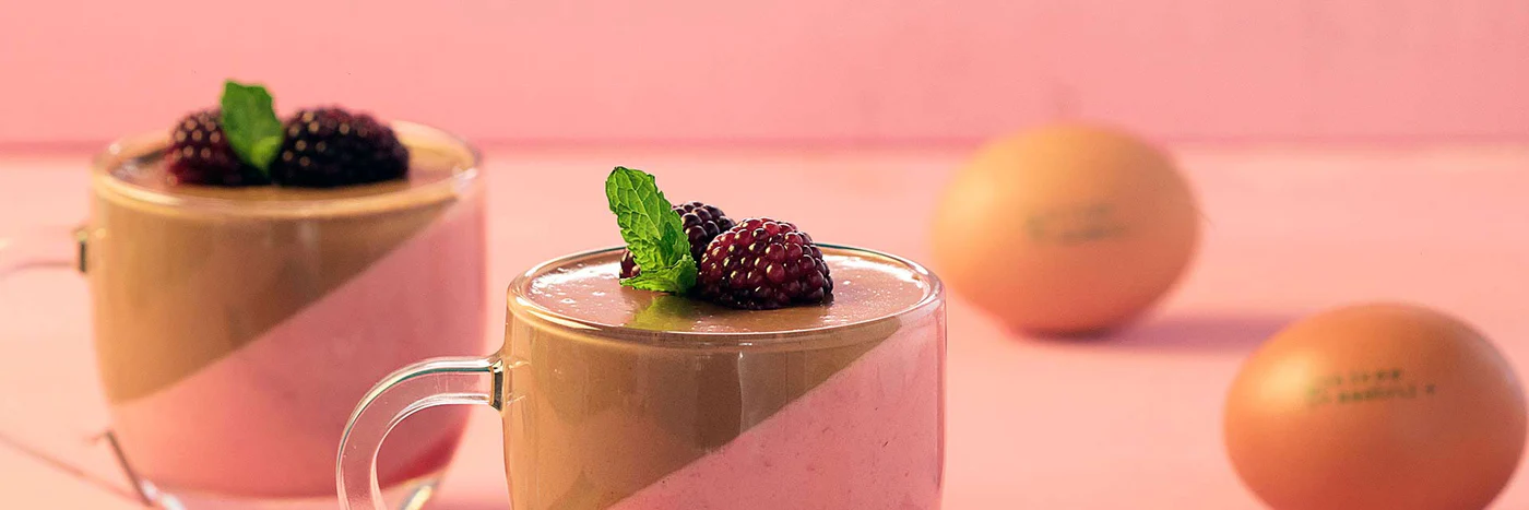 MOUSSE DE MORA Y CHOCOLATE